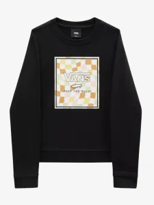 Vans Wavy Check Box Logo Kids Sweatshirt Black #1753043