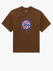 Vans Checker Icon T-shirt Brown
