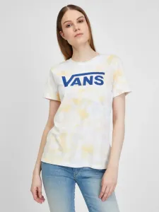 Vans Logo Wash Crew T-shirt White