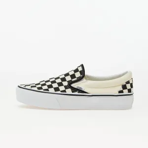 Vans Classic Slip-On Platform Black And White Checkerboard/ White #259870