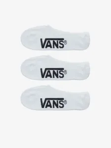 Vans Classic Super No Show Set of 3 pairs of socks White