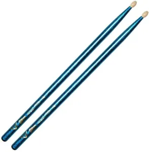 Vater VCB5A Color Wrap Los Angeles 5A Blue Sparkle Drumsticks