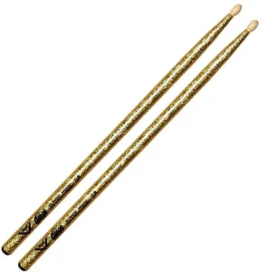 Vater VCG5A Color Wrap Los Angeles 5A Gold Sparkle Drumsticks