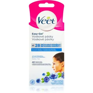 Veet Professional facial waxing strips for sensitive skin 40 pc
