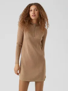 Vero Moda Hermosa Dresses Brown
