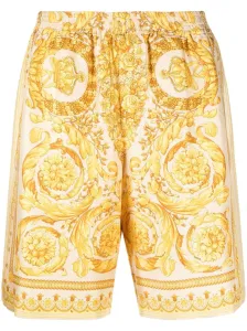VERSACE - Barocco Print Silk Shorts #1808443