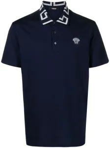 VERSACE - Greca Cotton Polo Shirt #1808404