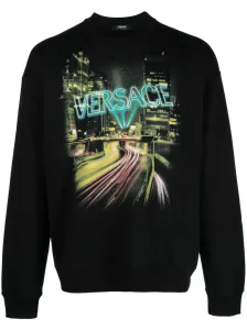 VERSACE - Logo Cotton Sweatshirt #1674747