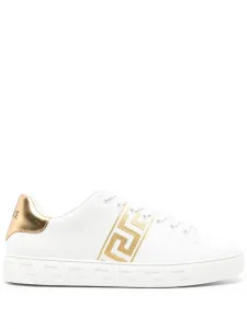 VERSACE - Greca Embroidered Sneakers