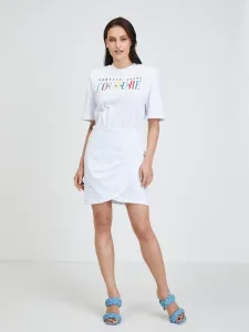 Versace Jeans Couture Rainbow Dresses White
