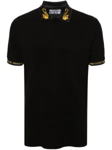 VERSACE JEANS COUTURE - Cotton Polo Shirt With Logo #1833296