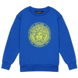 Versace Boys Medusa Sweater Blue 8Y