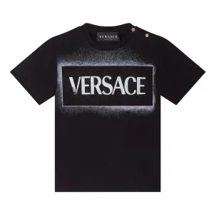 Versace Baby Boys Logo Print T-shirt Black 12/18m