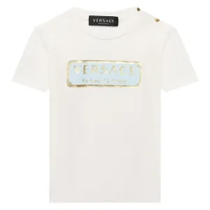 Versace Baby Boys T-shirt White 6/9