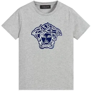 Versace Boys Medusa T-shirt Grey 8Y