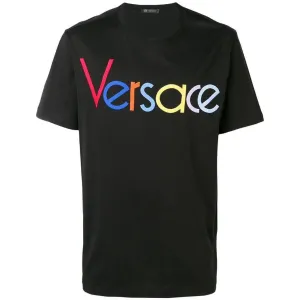Young Versace Boys Logo T-shirt Black 8Y