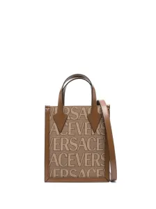 VERSACE LA VACANZA - All Over Logo Small Tote Bag #1639350