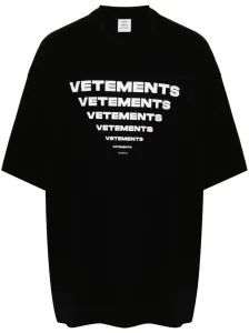VETEMENTS - Logo Cotton T-shirt #1812555