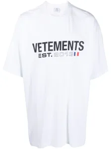 VETEMENTS - Logo Cotton T-shirt #1687791