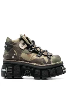 VETEMENTS X NEW ROCK - Leather Platform Sneakers #1642191