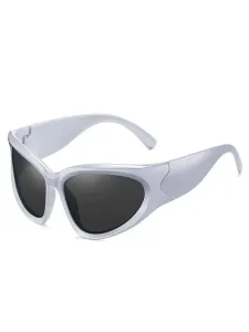 VEYREY Steampunk Telos Sunglasses White