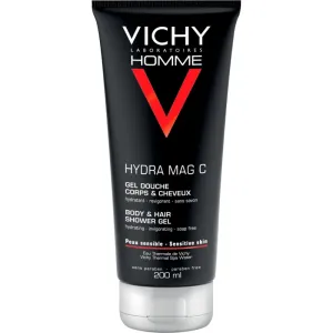 Vichy Homme Hydra-Mag C shower gel for body and hair 200 ml