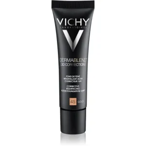 Vichy Dermablend 3D Correction corrective smoothing foundation SPF 25 shade 45 Gold 30 ml