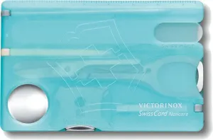 Victorinox SwissCard Nailcare Iceblue Translucent