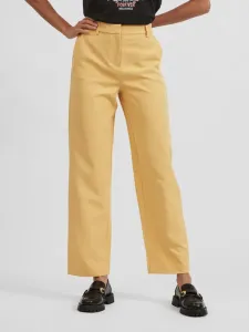 Vila Britt Trousers Yellow #1183025