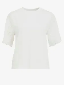 White T-shirts Vila