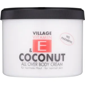 Village Vitamin E Coconut body cream paraben-free 500 ml