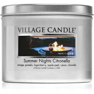Village Candle Summer Nights Citronella scented candle in a tin 311 g