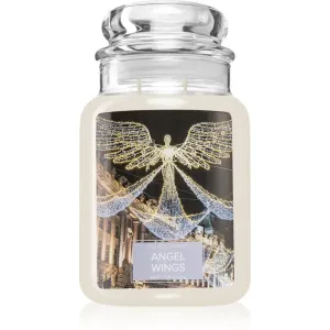 Village Candle Angel Wings scented candle (Glass Lid) 602 g