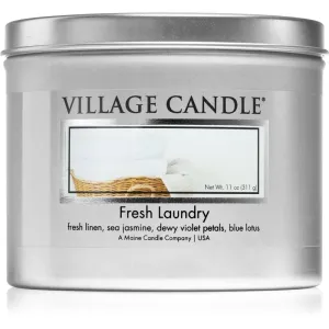 Village Candle Fresh Laundry scented candle in a tin 311 g