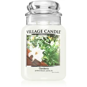 Village Candle Gardenia scented candle (Glass Lid) 602 g