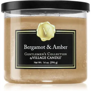 Village Candle Gentlemen's Collection Bergamot & Amber scented candle 369 g
