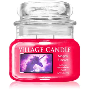 Village Candle Magical Unicorn scented candle (Glass Lid) 262 g