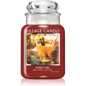 Village Candle Mulled Cider scented candle (Glass Lid) 602 g