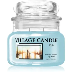Village Candle Rain scented candle (Glass Lid) 262 g