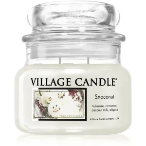 Village Candle Snoconut scented candle (Glass Lid) 262 g