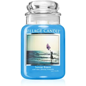 Village Candle Summer Breeze scented candle (Glass Lid) 602 g
