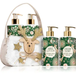 Vivian Gray Natural Christmas Green Tea & Citrus gift set (for hands)