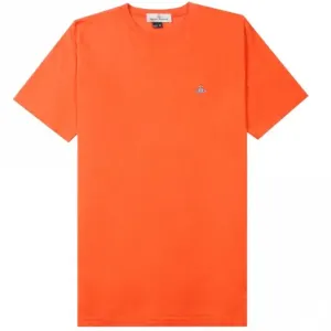 Vivienne Westwood Men's Classic Orb Logo T-shirt Orange Large
