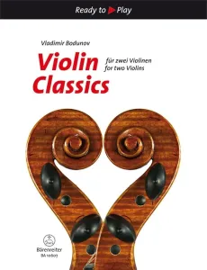 Vladimir Bodunov Violin Classic for 2 Violins Music Book