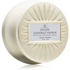 VOLUSPA Vermeil Coconut Papaya scented candle in a tin 127 g