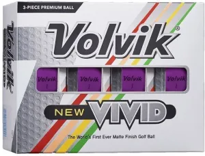 Volvik Vivid 2020 Golf Balls Purple #1831818