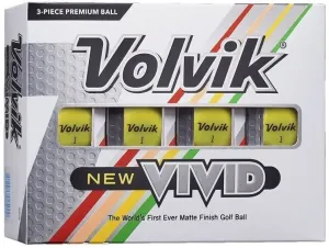 Volvik Vivid 2020 Golf Balls Yellow #1822353