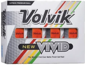 Volvik Vivid 2020 Golf Balls Orange