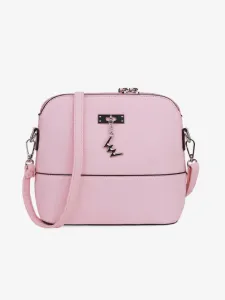 Vuch Cara Smooth Pink Handbag Pink