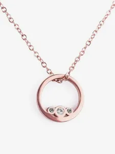 Vuch Ringy Rose Gold Necklace Pink